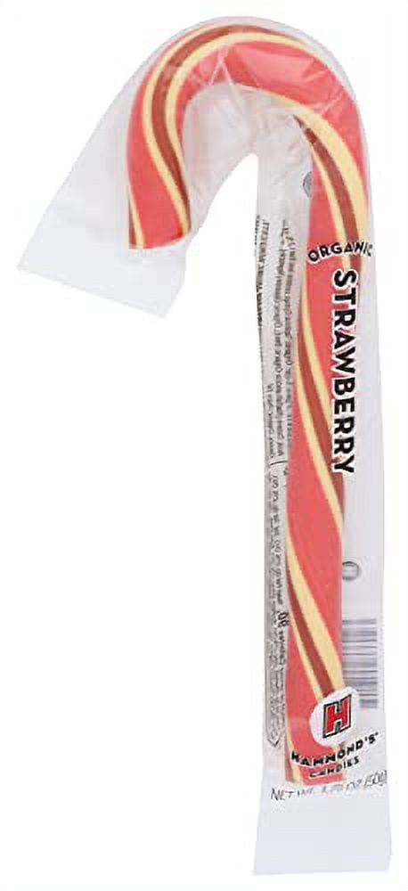 HAMMONDS Organic Strawberry Candy Cane, 1.75 OZ - Walmart.com