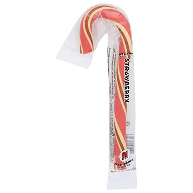 HAMMONDS Organic Strawberry Candy Cane, 1.75 OZ
