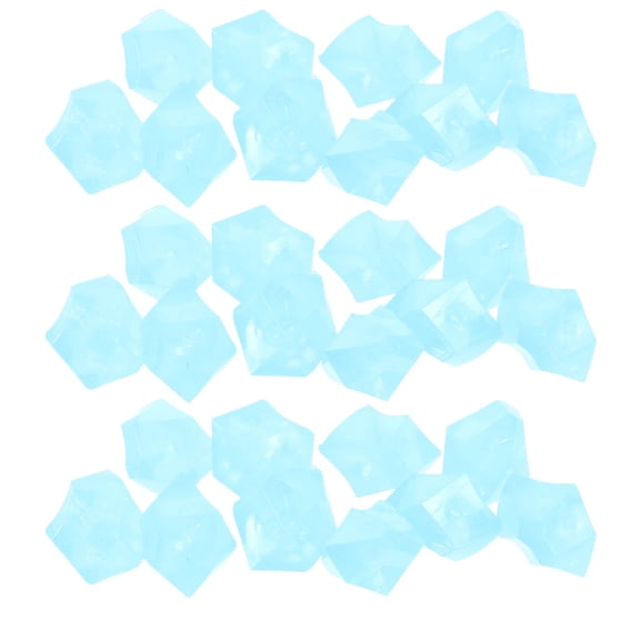 HAMPPLIES Luminous Sky-Blue Resin Rocks for Aquarium and Outdoor Decor