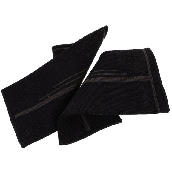 HAMPPLIES 1 Pair Black Polyester Wrist Brace for Women Sprain Recovery Bracer in Football