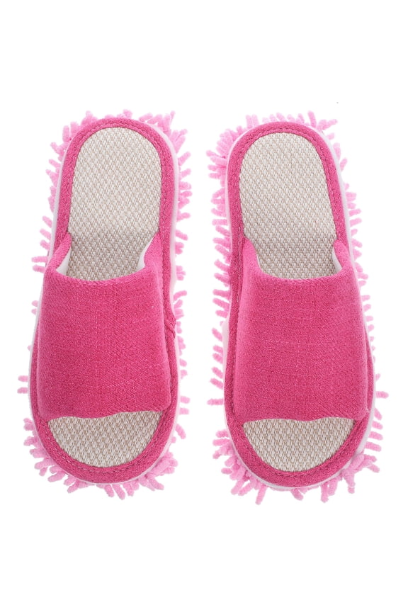 1 Pair Dusting Slippers Reusable Flat Style for Indoor Kitchen and Bathroom