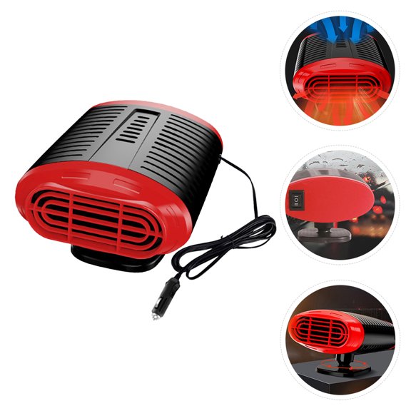 HAMPPLIES 1 Pc Vehicle Windshield Heater Red Compact Size for Winter Driving