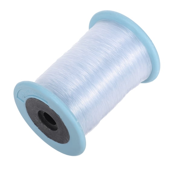 HAMPPLIES Clear Nylon String Roll for Bracelets, Non-Elastic Jewelry Cord for Crafting and Jewelry Making Supplies