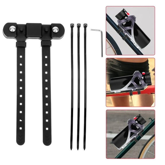 HAMPPLIES 1 Set Bike Bottle Cage Adapter Kit High Friction Surface Safe Materials for Bicycles 6.88x3.54x0.39in