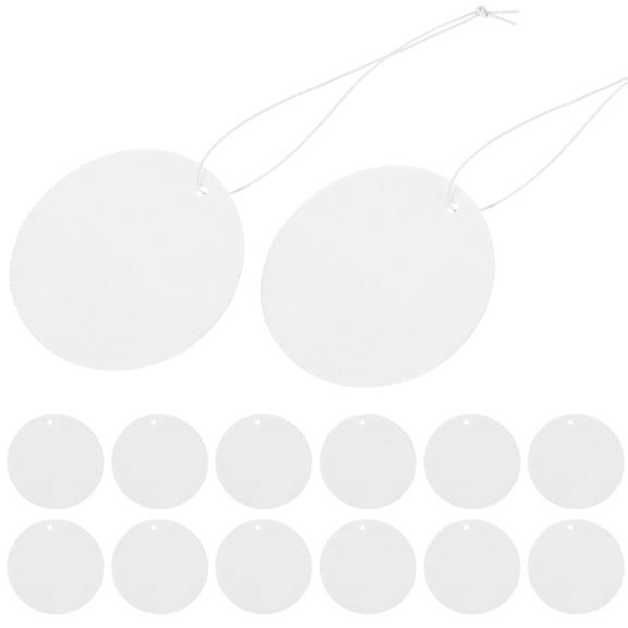 HAMPPLIES Felt Air Freshener Sheets for Sublimation DIY Use White 1Set