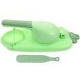 thumbnail image 1 of HAMPPLIES 1 Set Dough Pressing Tool for Baking Cookies Non-stick Surface Easy Cleaning Green Plastic Round Shape, 1 of 8