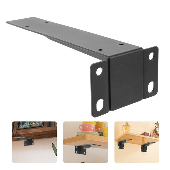 HAMPPLIES 1 Set Heavy Duty Floating Shelf Bracket -rolled Steel for Bookshelf