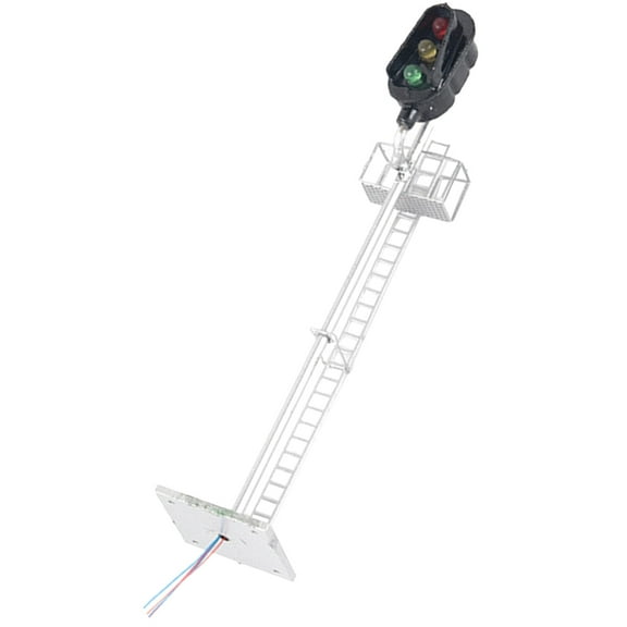 HAMPPLIES 1 Set Model Train Scenery Background for Railroad Model in Multi Color with Signal Shape