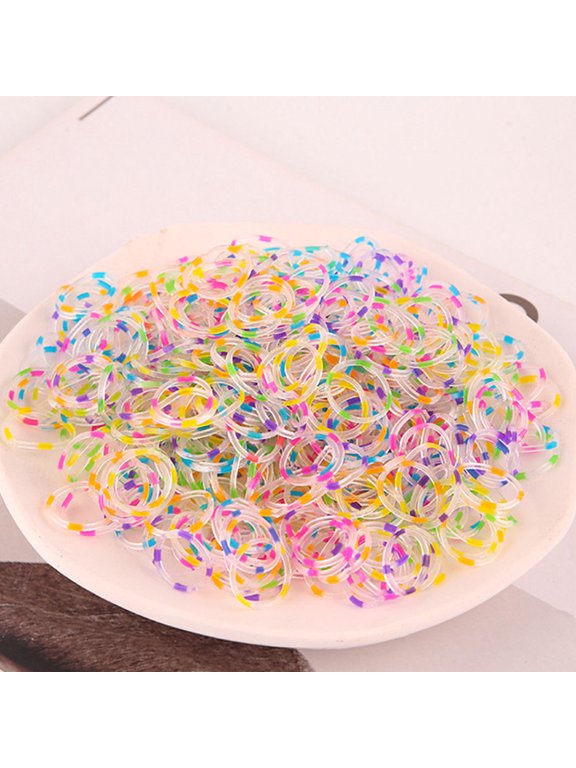 High Elasticity Thick Rubber Bands Assorted Color for Versatile Use 1000Pcs