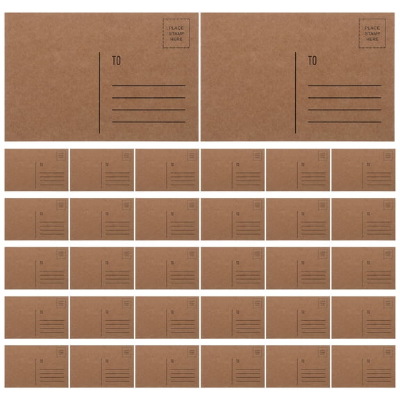 HAMPPLIES 100Pcs Bulk Mail Postcards on Cardstock Featuring Smooth Surface for Handwriting and Printing