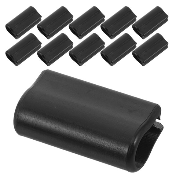 HAMPPLIES 100Pcs Car Carpet Retainer Clips Black Plastic Floor Mat Anchor Prevent Curling Movement