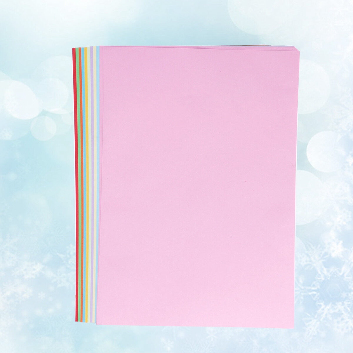 Six Paper Carpentry HAMPPLIES 100Pcs Construction Paper Assorted Color Sheets for Creative ...