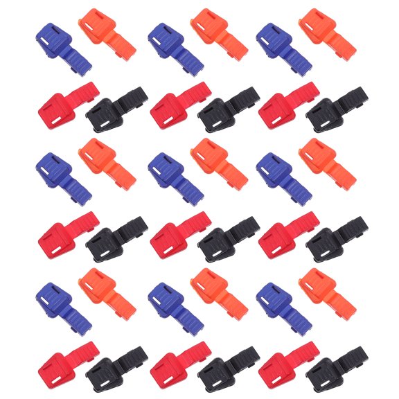 HAMPPLIES 100Pcs Cord Zip Pulls with No Tool Required Closure for Drawstrings and Zipper Pull Cord Ends