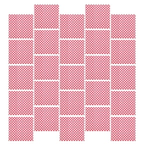 HAMPPLIES 100Pcs Red Cake Sandwich Packing Paper Greaseproof Food Wrap for Baking