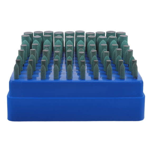 HAMPPLIES 100Pcs Rubber Buffing Bits Set for Polishing Drill with Low Noise Operation