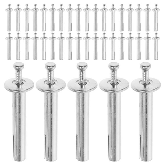 HAMPPLIES 100pcs Nail Bolt Fastening For DIY Projects With Concrete Nails Silver Carbon Steel