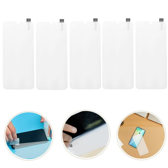 HAMPPLIES 10PCS Tempered Film Glass Screen Protector Transparent Impact Resistance High Transparency