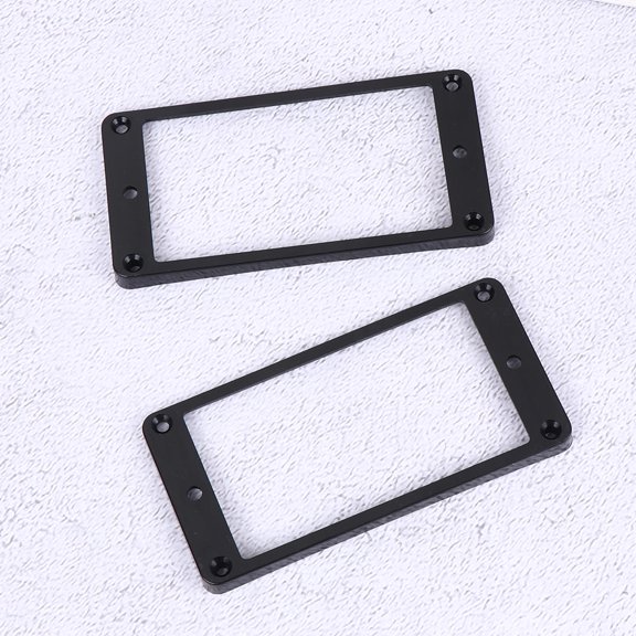 HAMPPLIES 10Pcs Guitar Accessory Plastic Pickup Frame Black for Humcucker Mounts Easy Use