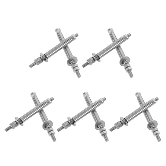 HAMPPLIES 10Pcs Metal Wedge Anchors Bolts Stainless Steel 3.5 Inch Long Expansion Bolts for Drywall