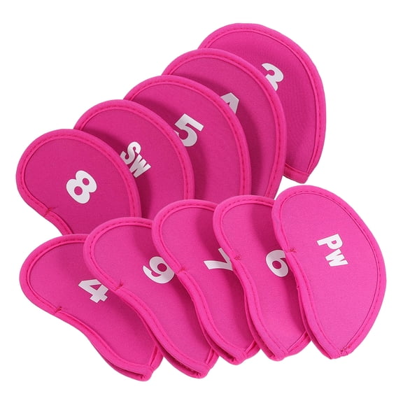HAMPPLIES 10Pcs Protective Club Cover in Rosy for Vibration Reduction and Damage Prevention