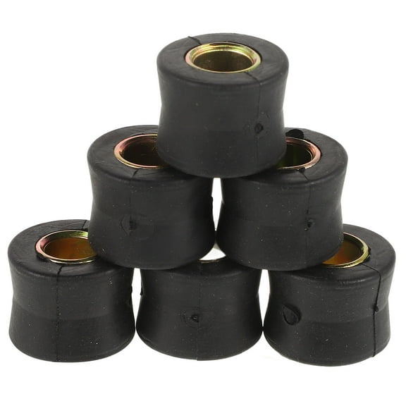 HAMPPLIES 10Pcs Shock Absorber Rubber Rings Black Motorcycle Buffer Mounts for Rear Suspension Damping