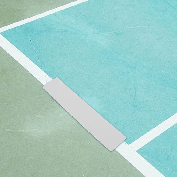 HAMPPLIES 10Pcs Tennis Court Boundary Markers White Wear Resistant Flat Disc Markers for Sports