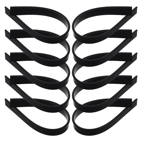 HAMPPLIES 10Pcs Universal Silicone Windshield Wiper Replacement Strips Easy Install for Truck Suv Car