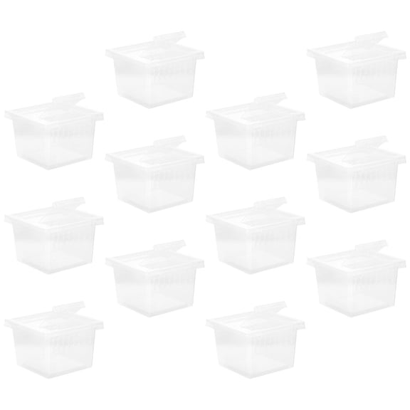 HAMPPLIES 12-Piece Premium Plastic Snake Enclosure with Clear Design for Easy Observation and Safe Housing