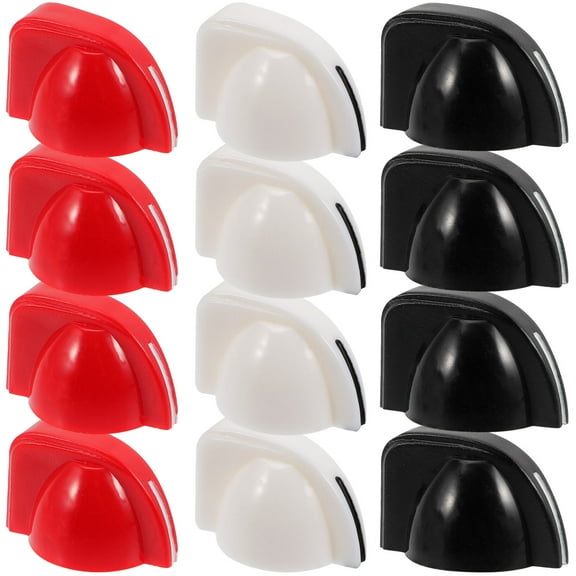 HAMPPLIES 12Pcs Chicken-Head Shape Plastic Potentiometer Knobs for Sound Equipment Volume Control