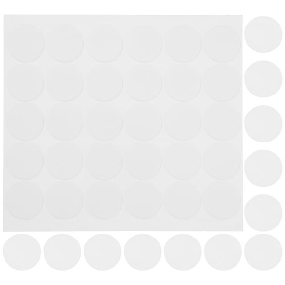 HAMPPLIES 150 Pieces 5 Sheets Transparent Acrylic Sticky Dots Double Sided Adhesive Pads for Scrapbooking and Home Decor