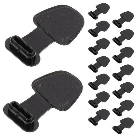 HAMPPLIES 16Pcs Black Usb C Dust Plugs for Type-C Charging Port with Simple Design and Dustproof Functionality