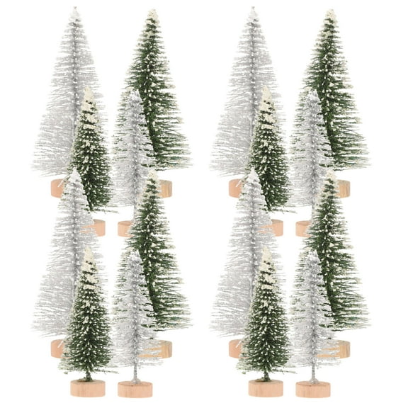 HAMPPLIES Miniature Tree Artificial Tree Model Wood 16Pcs