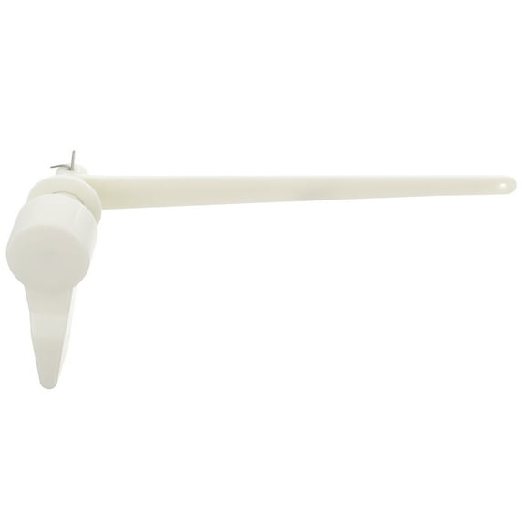 HAMPPLIES Toilet Tank Replacement Handle White Plastic 1Set 7.7x2.8in