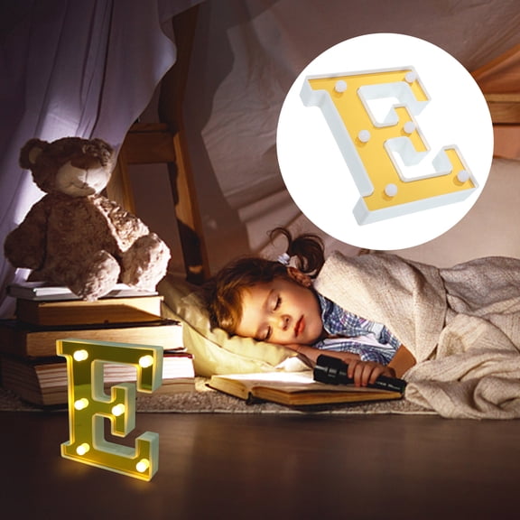 HAMPPLIES 1Pack Big Letters Decoration Led Light for and Photo Prop 16.5x5.2x1.2in