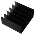 thumbnail image 1 of HAMPPLIES 1Pack Black Desktop Document Holder Metal Mail Organizer for Desk Letter Holding File Sorting, 1 of 7