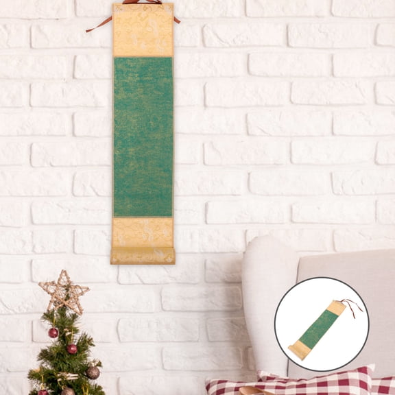 HAMPPLIES 1Pack Calligraphy Blank Scroll Chinese Writing Scroll Retro Design For Home Decoration And Hall Hanging