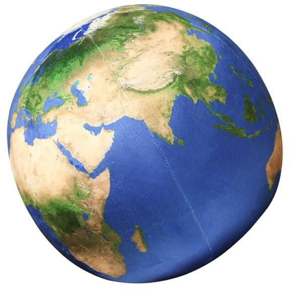 HAMPPLIES 1Pack Charming Plush Sphere Cushion Simulation Earth Learning Aid Decor