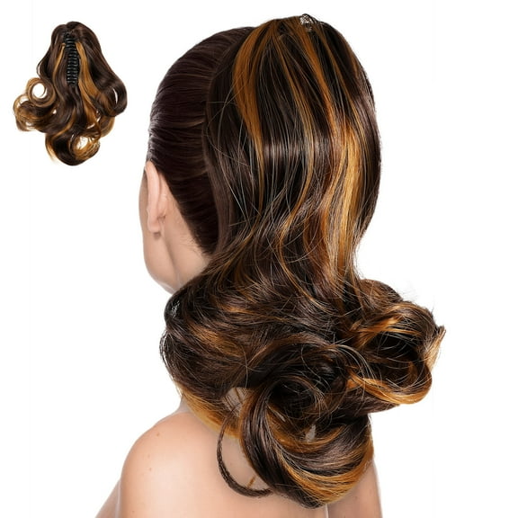 HAMPPLIES 1Pack Clip In Ponytail for Women with High-Temperature Synthetic Fiber 30x2in
