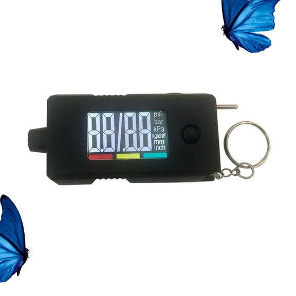 HAMPPLIES 1Pack Digital Tire Gauge with Tread Depth Measurement for Accurate Readings