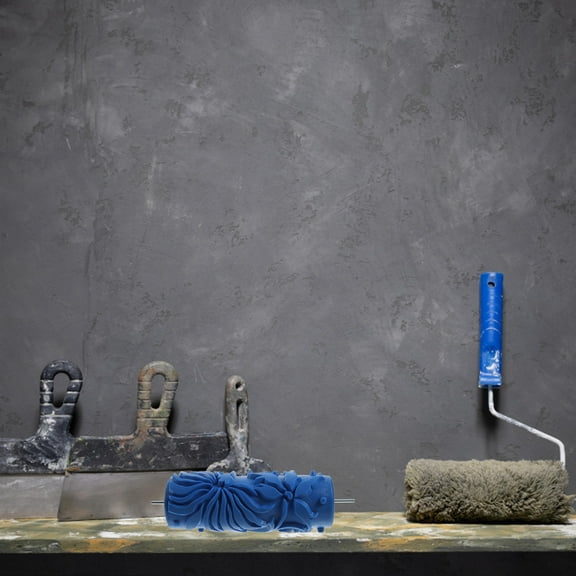 HAMPPLIES 1Pack Home Renovation Embossed Texture Roller for Wall Texture Design 5 Inch