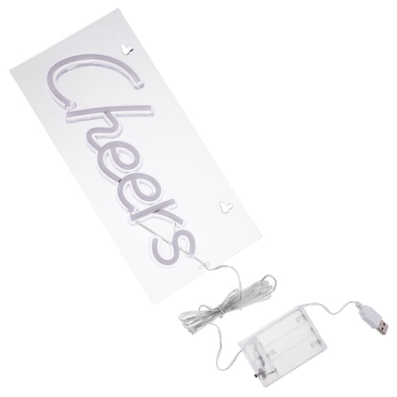 HAMPPLIES 1Pack Led Neon Sign For Adults Modern Trendy Design Ip42 Waterproof Ambient Lighting Home Bar Accessories