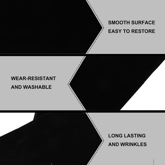 HAMPPLIES Black Photography Background Backdrop 1-Pack for Video Recording and Photo Studio Use