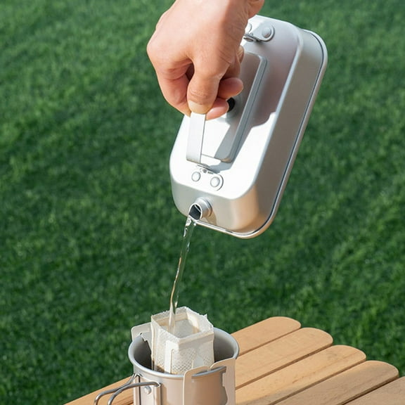 HAMPPLIES 1Pack Portable Tea Pot For Travel 15.6x8.7x5.8in