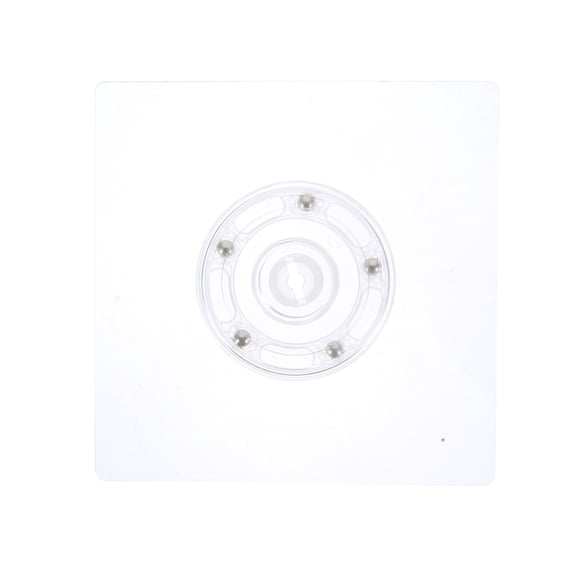 HAMPPLIES 1Pack Small Cake Turntable for Decorating Cakes and Cupcakes Acrylic Round Rotating Stand