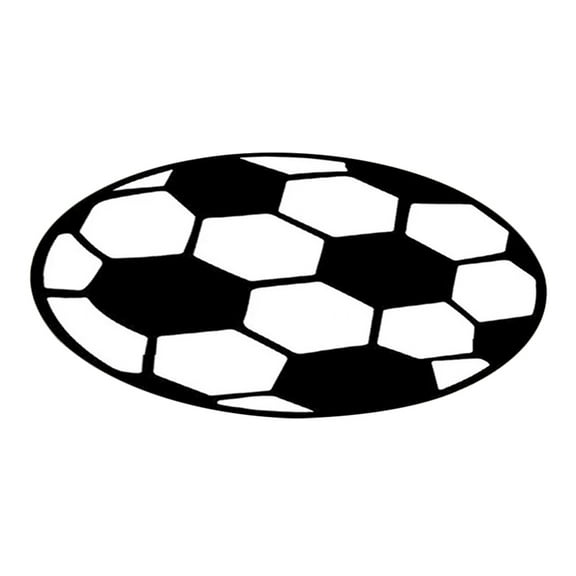 HAMPPLIES 1Pack Soccer Area Rug for Bedroom with Simple Design and Easy to Store Function 60X60in