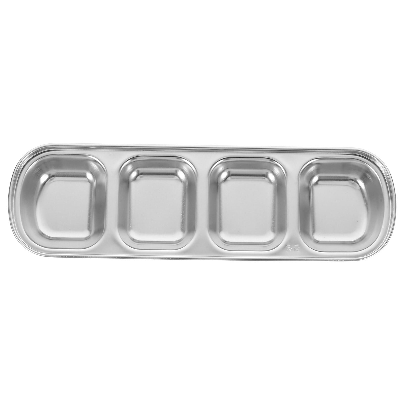 HAMPPLIES 1Pack Stainless Steel Sauce Dish 10.4X3.1X1Inch for ...