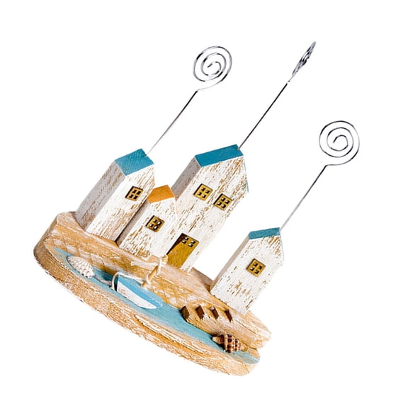 HAMPPLIES 1Pack Sturdy Place Card Holder for Christening Ceremonies in Assorted Color 7.47X3.93X8.25In