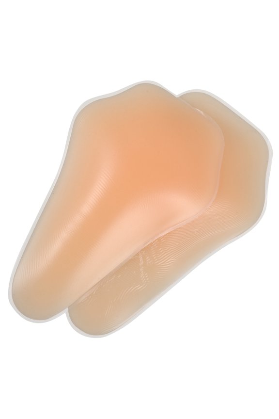 1Pair Adhesive Silicone Skating Pads with Shock Absorbing Gel for Snowboard and Ice Skating