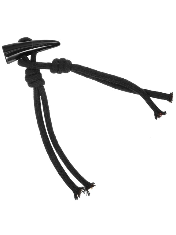 Durable Black Toggle Buttons for Coats Plastic and Cloth for DIY