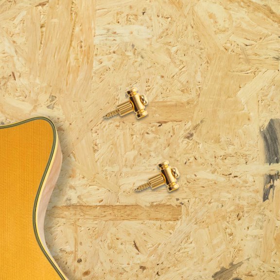 HAMPPLIES 1Pair Brass String Guide for Electric Guitar and Bass Guitar with Easy Installation
